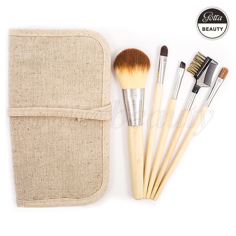 5 Piece Portable Makeup Brush Set for Beginner Item No__ BS_
